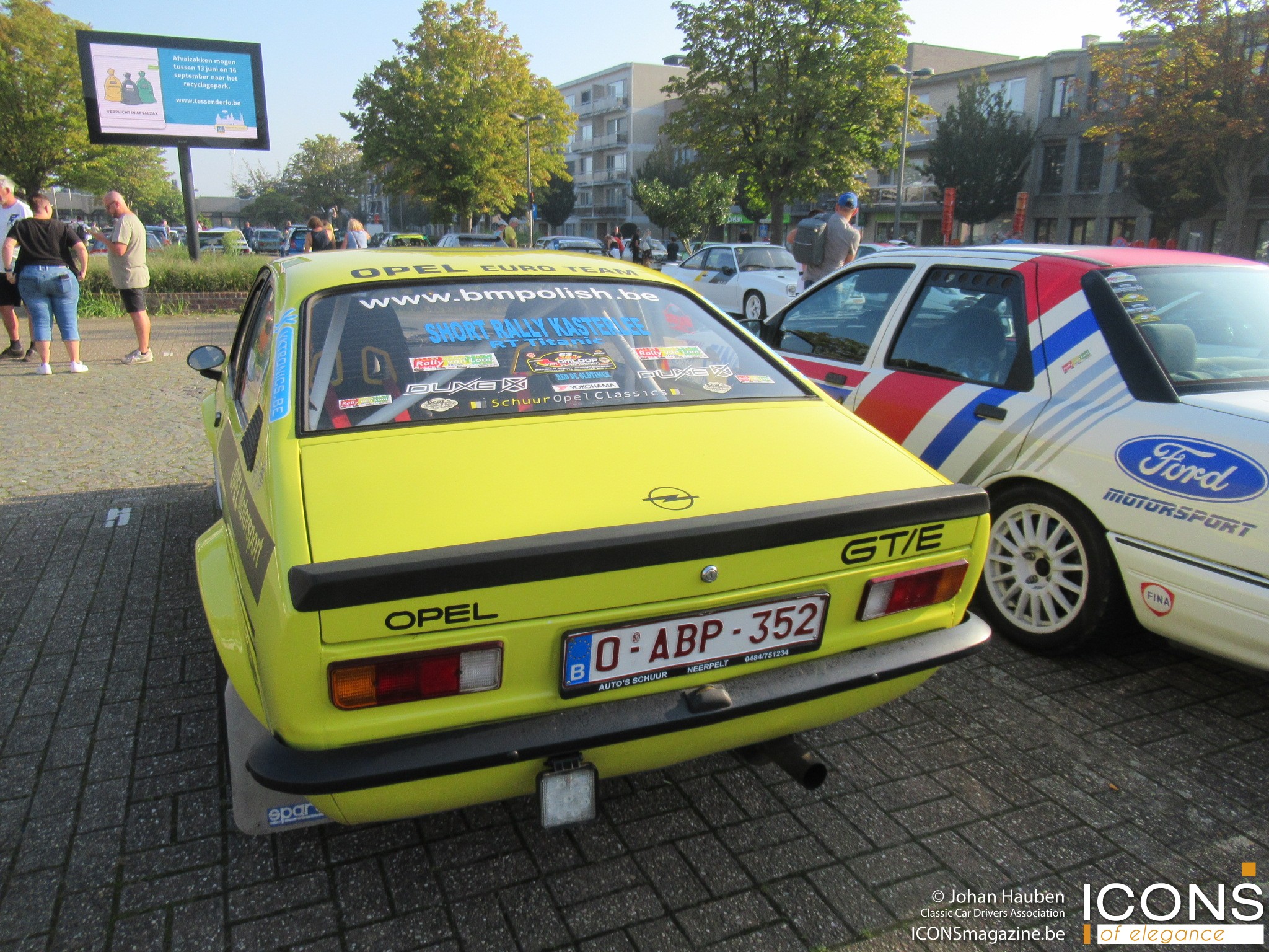 Oranje Opel Ascona B 2.5CIH met 212PK