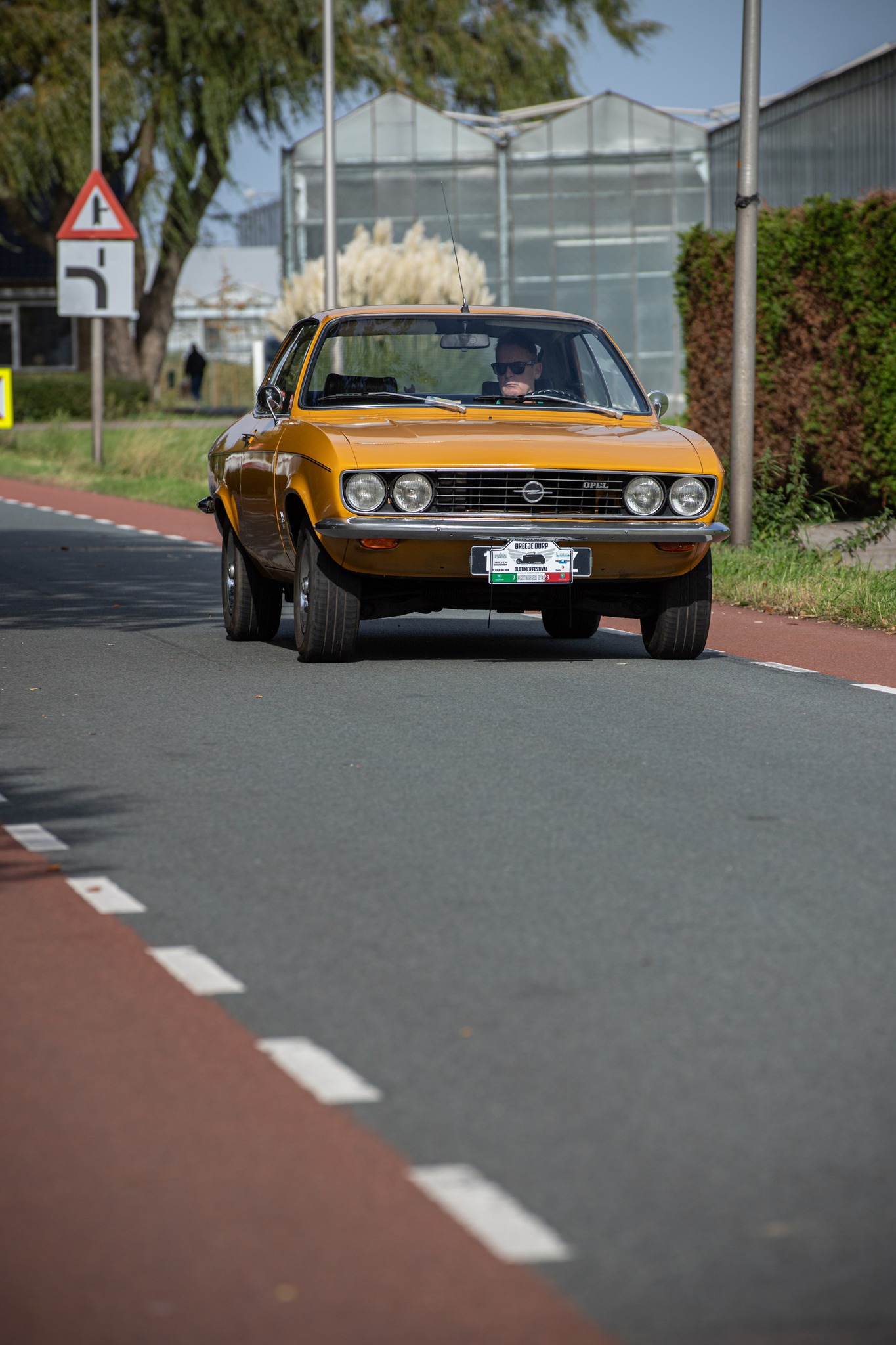 Oranje Opel Ascona B 2.5CIH met 212PK