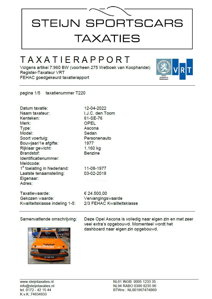 taxatie 2022