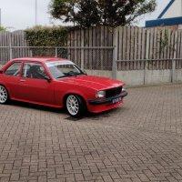 Oranje Opel Ascona B 2.5CIH met 212PK