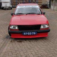 Oranje Opel Ascona B 2.5CIH met 212PK