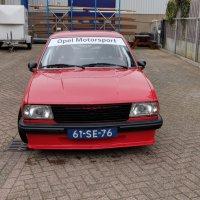 Oranje Opel Ascona B 2.5CIH met 212PK