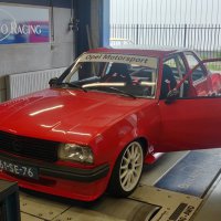 Oranje Opel Ascona B 2.5CIH met 212PK