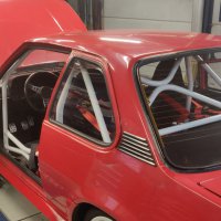 Oranje Opel Ascona B 2.5CIH met 212PK