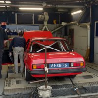 Oranje Opel Ascona B 2.5CIH met 212PK