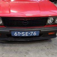 Oranje Opel Ascona B 2.5CIH met 212PK