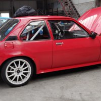 Oranje Opel Ascona B 2.5CIH met 212PK