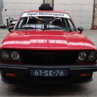 Oranje Opel Ascona B 2.5CIH met 212PK