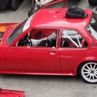 Oranje Opel Ascona B 2.5CIH met 212PK