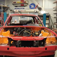 Oranje Opel Ascona B 2.5CIH met 212PK