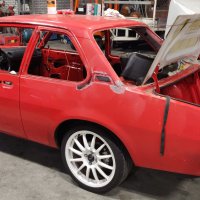 Oranje Opel Ascona B 2.5CIH met 212PK