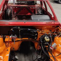 Oranje Opel Ascona B 2.5CIH met 212PK