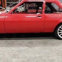 Oranje Opel Ascona B 2.5CIH met 212PK