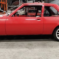 Oranje Opel Ascona B 2.5CIH met 212PK