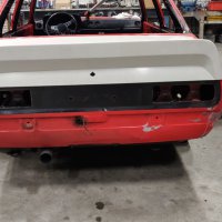 Oranje Opel Ascona B 2.5CIH met 212PK