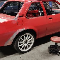 Oranje Opel Ascona B 2.5CIH met 212PK