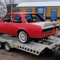 Oranje Opel Ascona B 2.5CIH met 212PK