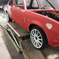 Oranje Opel Ascona B 2.5CIH met 212PK