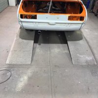 Oranje Opel Ascona B 2.5CIH met 212PK