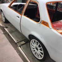 Oranje Opel Ascona B 2.5CIH met 212PK