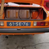 Oranje Opel Ascona B 2.5CIH met 212PK