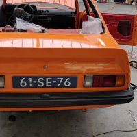 Oranje Opel Ascona B 2.5CIH met 212PK