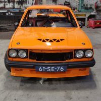 Oranje Opel Ascona B 2.5CIH met 212PK