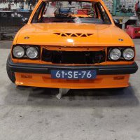 Oranje Opel Ascona B 2.5CIH met 212PK