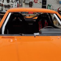 Oranje Opel Ascona B 2.5CIH met 212PK