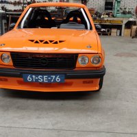 Oranje Opel Ascona B 2.5CIH met 212PK