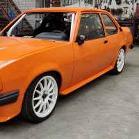 Oranje Opel Ascona B 2.5CIH met 212PK