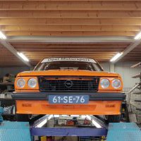 Oranje Opel Ascona B 2.5CIH met 212PK