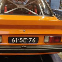 Oranje Opel Ascona B 2.5CIH met 212PK