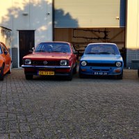 Oranje Opel Ascona B 2.5CIH met 212PK