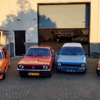 Oranje Opel Ascona B 2.5CIH met 212PK