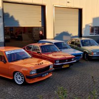 Oranje Opel Ascona B 2.5CIH met 212PK