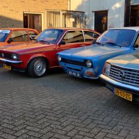 Oranje Opel Ascona B 2.5CIH met 212PK