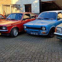 Oranje Opel Ascona B 2.5CIH met 212PK