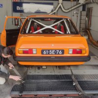 Oranje Opel Ascona B 2.5CIH met 212PK