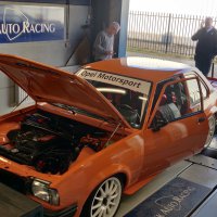 Oranje Opel Ascona B 2.5CIH met 212PK