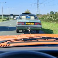 Oranje Opel Ascona B 2.5CIH met 212PK