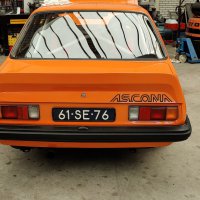 Oranje Opel Ascona B 2.5CIH met 212PK