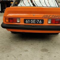 Oranje Opel Ascona B 2.5CIH met 212PK