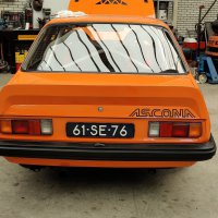 Oranje Opel Ascona B 2.5CIH met 212PK