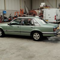 Oranje Opel Ascona B 2.5CIH met 212PK