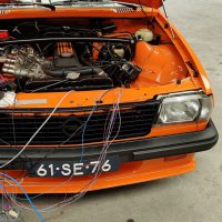 Oranje Opel Ascona B 2.5CIH met 212PK