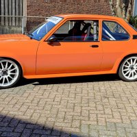 Oranje Opel Ascona B 2.5CIH met 212PK