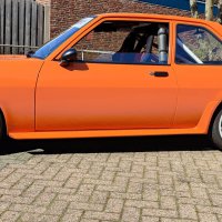 Oranje Opel Ascona B 2.5CIH met 212PK