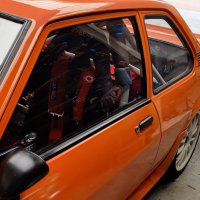 Oranje Opel Ascona B 2.5CIH met 212PK