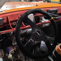 Oranje Opel Ascona B 2.5CIH met 212PK